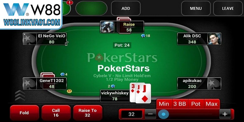 Phỏm W88 - Bật Mí Kinh Nghiệm Chơi Bất Bại Từ Cao Thủ 15 Chiến thuật chơi Poker hiệu quả, giành được thắng lớn từ cao thủ W88