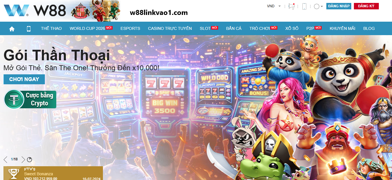 W88 Gurushakti ⭐️ Link Vào W88 Bóng Đá Ý Mới Nhất 2026 - Vào W88.com 19 Slot game W88 mang đến những giây phút giải trí nhanh gọn